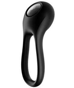 SATISFYER - MAJESTIC DUO ANILLO VIBRADOR NEGRO