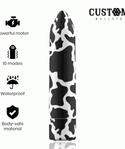 CUSTOM BULLETS - BALA RECARGABLE COW 10 INTENSIDADES