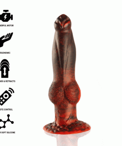 EPIC - PROMETHEUS DILDO TITAN EN LLAMAS RECARGABLE CONTROL REMOTO